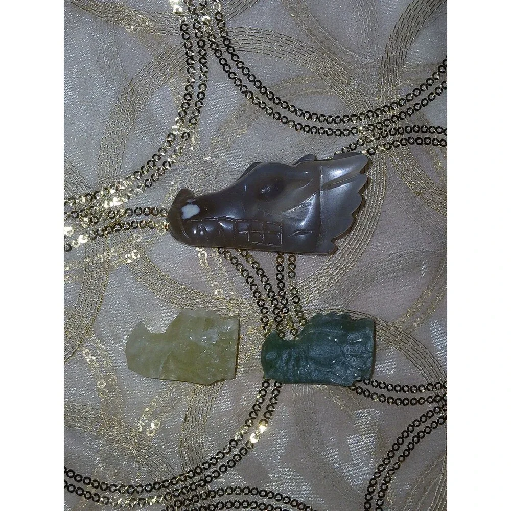 Crystal Dragon Carvings